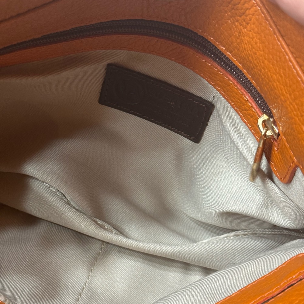 Valentina Tangerine made in Italy Bag - Picture 11 of 14